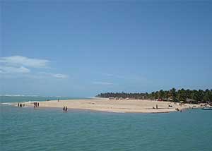 Praia do Gunga em Maceió