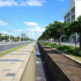 limpeza e desobstrução de galeria de águas pluviais