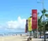 restrição de bandeiras e wind banners na orla